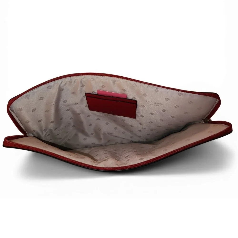 Kate Spade New York Sylvia Universal Slim Laptop Sleeve Red